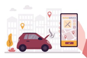 خدمة إصلاح السيارات المتنقلة